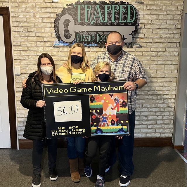 Video Game Mayhem at Trapped Puzzle Rooms