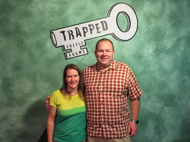 The Library at Trapped Puzzle Rooms