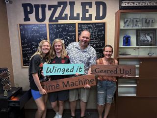 Time Machine at Puzzled Escape Rooms